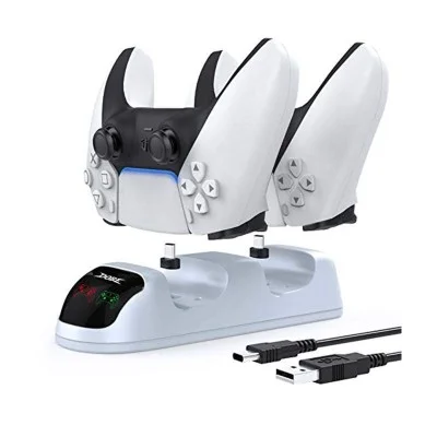 Dobe Charging Dock For PS5 Wireless Controller Charger - Tp5-0506 - White